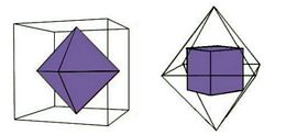 Figura 1: Dual do Cubo; Figura 2: Dual do Octaedro
