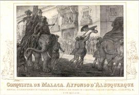 O triunfante cortejo português nas ruas de Malaca, há 500 anos atrás