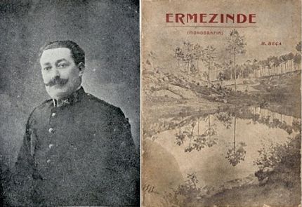 RETRATO DE HUMBERTO BEA (1878-1924) -  ESQUERDA; ERMEZINDE. MONOGRAFIA (1921) -  DIREITA