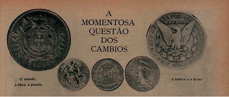 A Questão Financeira foi intensamente sentida pela opinião pública portuguesa há cem anos (in Ilustração Portuguesa, n.º 800, de 18 de junho de 1921)