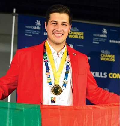 João Teixeira, campeão do Mundo de Profissões