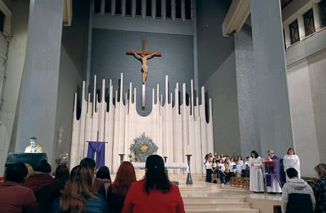 Incio da Celebrao Eucarstica de Preparao para a Pscoa