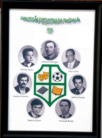 FOTO DA COMISSO DIRETIVA DA FUNDAO DO CLUBE, EM 1973