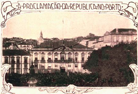 A PROCLAMAÇÃO DA REPÚBLICA NA CÂMARA DO PORTO (6-10-1910; IN “ILUSTRAÇÃO PORTUGUESA”, DE 31-10-1910)