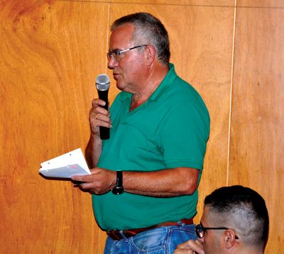 ADELINO SOARES NO USO DA PALAVRA NO DECORRER DA LTIMA REUNIO DO CONSELHO DA CIDADE