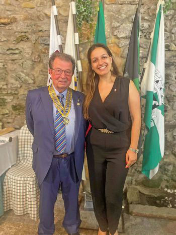 VICENTE GONALVES E BRBARA ROCHA, RESPETIVAMENTE, OS NOVOS PRESIDENTES DO ROTARY E DO ROTARACT CLUB DE ERMESINDE
