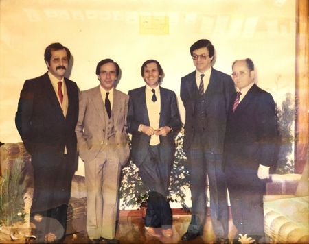 A FOTOGRAFIA DOS CINCO FUNDADORES ESTEVE PATENTE NESTA CERIMÓNIA