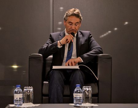 JOS MANUEL RIBEIRO NA SUA LTIMA INTERVENO NUM ATO PBLICO COMO PRESIDENTE DA CMARA DE VALONGO