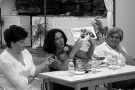 Maria Emlia Traa, num anterior evento dinamizado pelo jornal "A Voz de Ermesinde" durante a realizao da Feira do Livro do Concelho de Valongo