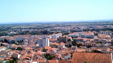 VISTA DA CIDADE DE CASTELO BRANCO DE UMA AMEIA DO CASTELO