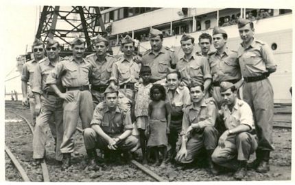 CHEGADA  NDIA PORTUGUESA NO AVIO SERPA PINTO (SETEMBRO DE 1954)