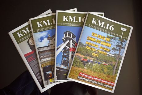 OS QUATRO NÚMEROS QUE FORAM EDITADOS DA REVISTA KM 16